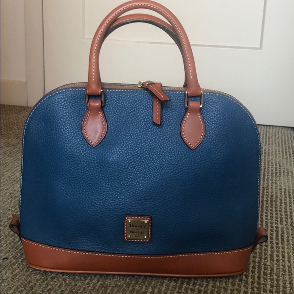 Dooney & Bourke Pebble Grain Zip Zap Satchel